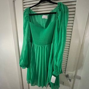 ASOS Green Crepe Dress